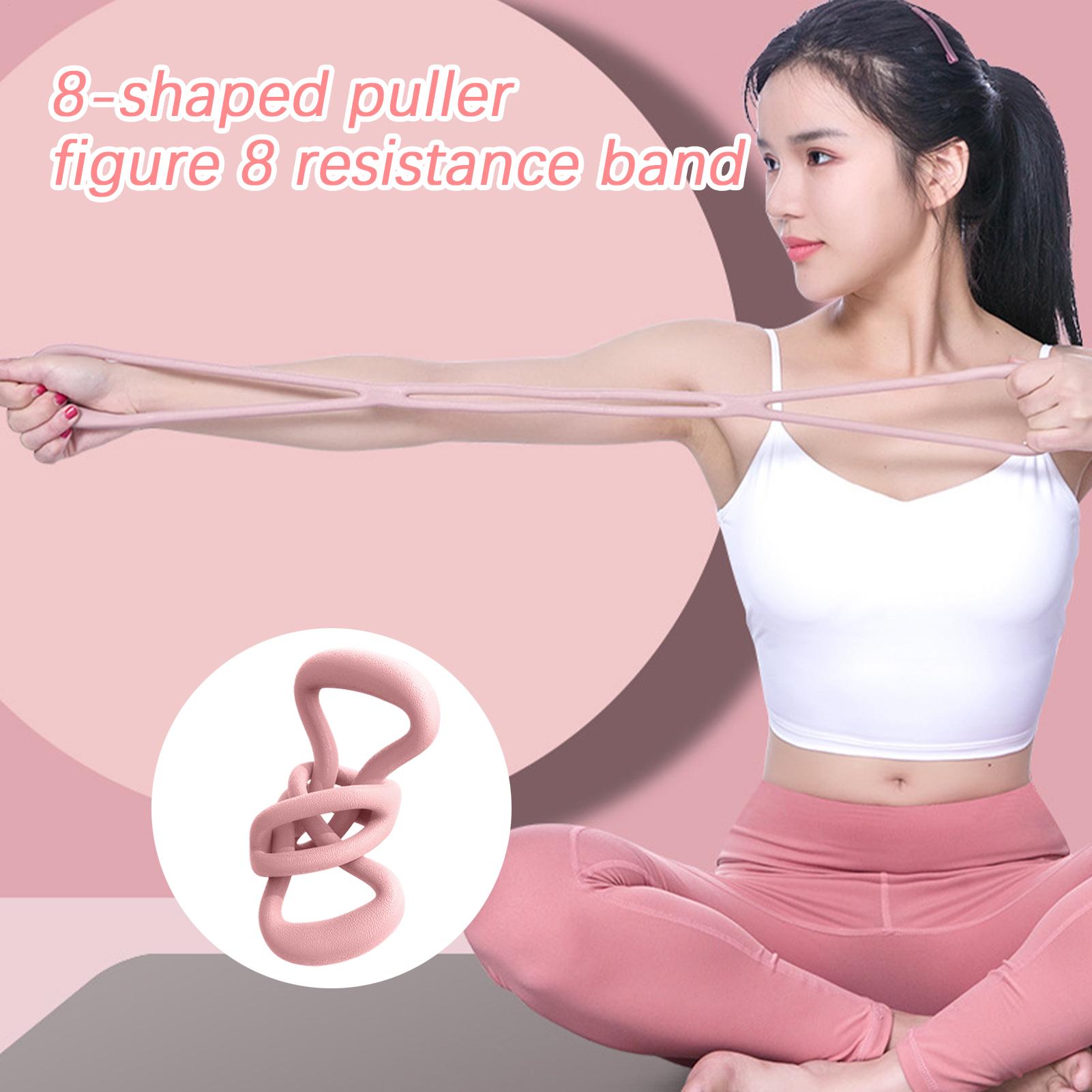 Pilates Yoga Room - Figure 8 Resistance Band Back Workout