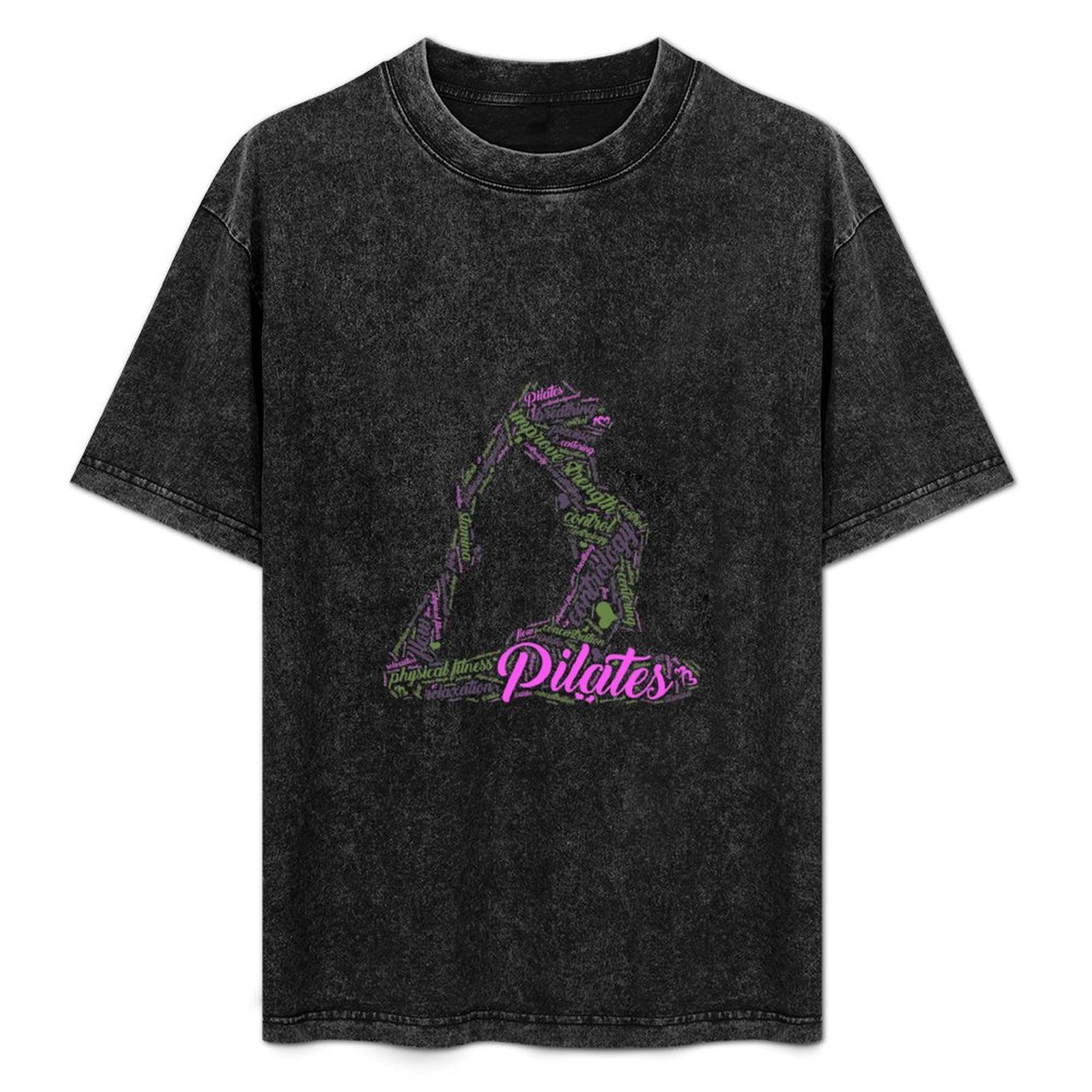 Pilates Yoga Gifts - Womens Fun Word Cloud and Cute