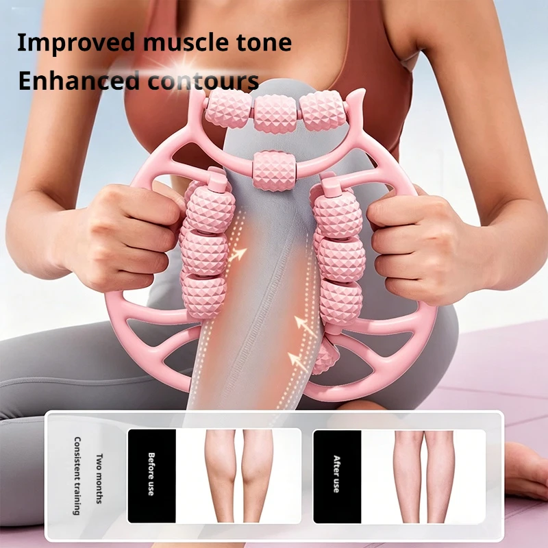 Pilates Yoga Circle - Ring-Shaped Leg Massager Slimming Clip Thigh