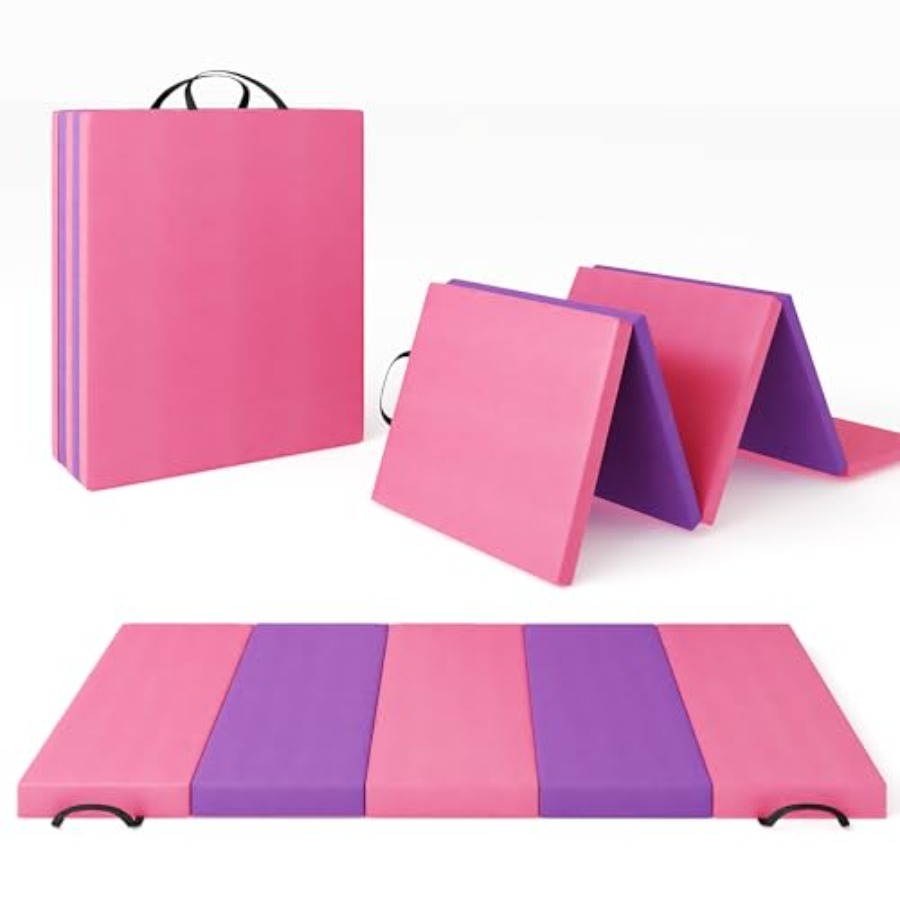 Folding Gymnastics Mat, Exerci - Yoga Pilates Yoga ulasan dan harga