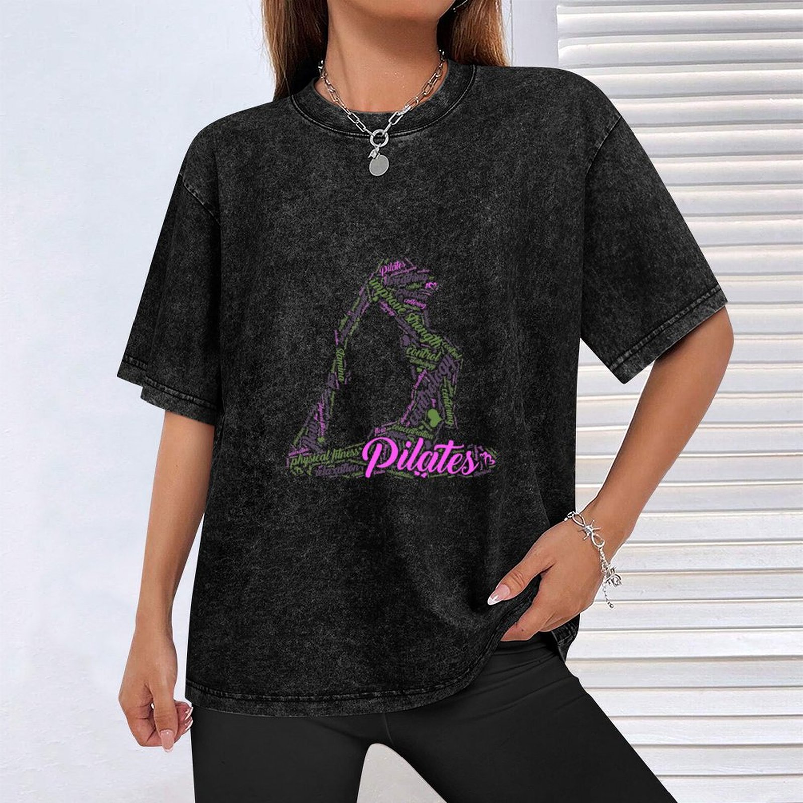 Womens Fun Word Cloud and Cute - Pilates Yoga Gifts ulasan dan harga