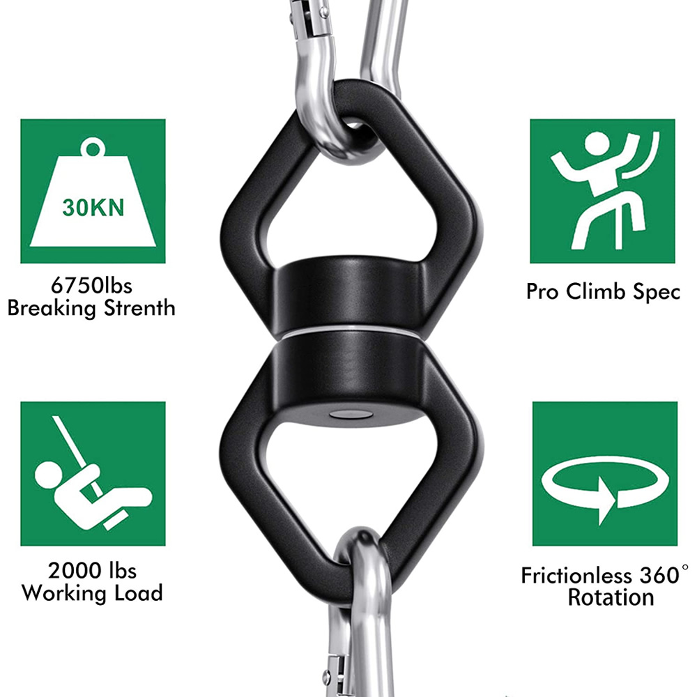 30KN Outdoor Safety Rope Swive - Pilates Yoga Circle ulasan dan harga