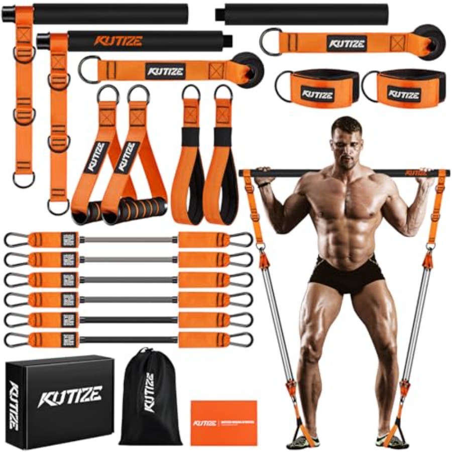 Pilates Bar Kit with Resistanc - Pilates & Yoga Unleashed International Academy ulasan dan harga