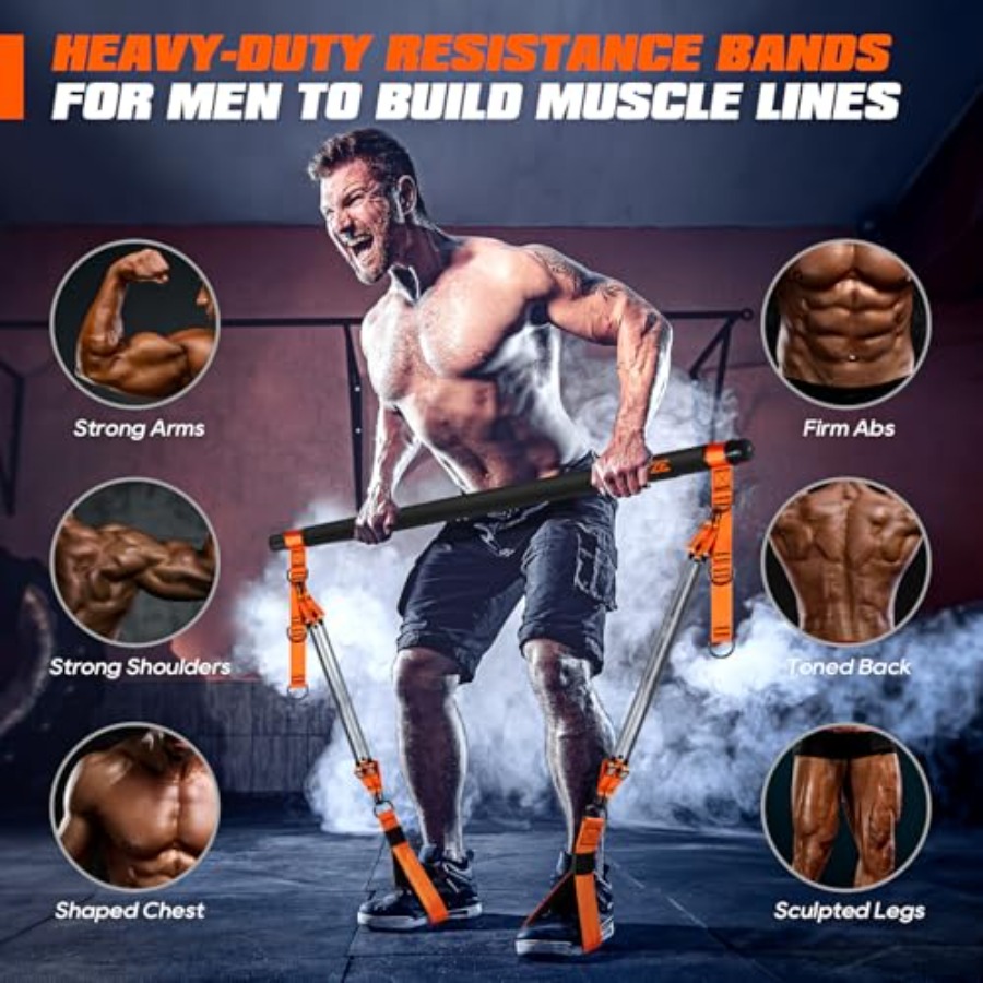 Pilates Bar Kit with Resistanc - Pilates & Yoga Unleashed International Academy ulasan dan harga