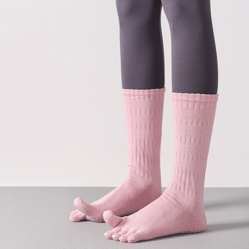1 Pair Women's Long Yoga Socks - Yoga Pilates Yoga ulasan dan harga