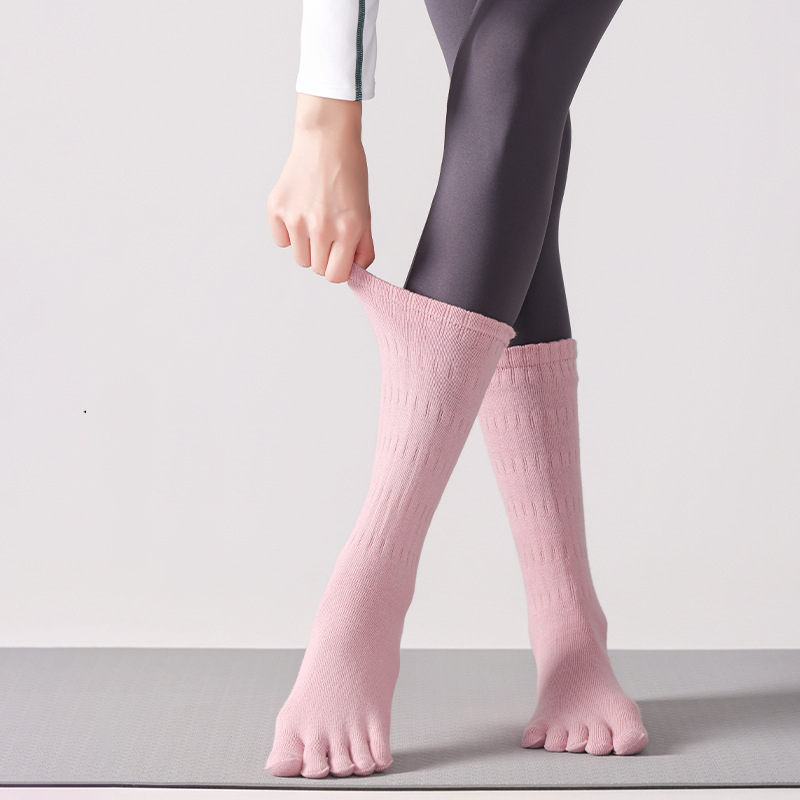 1 Pair Women's Long Yoga Socks - Yoga Pilates Yoga ulasan dan harga
