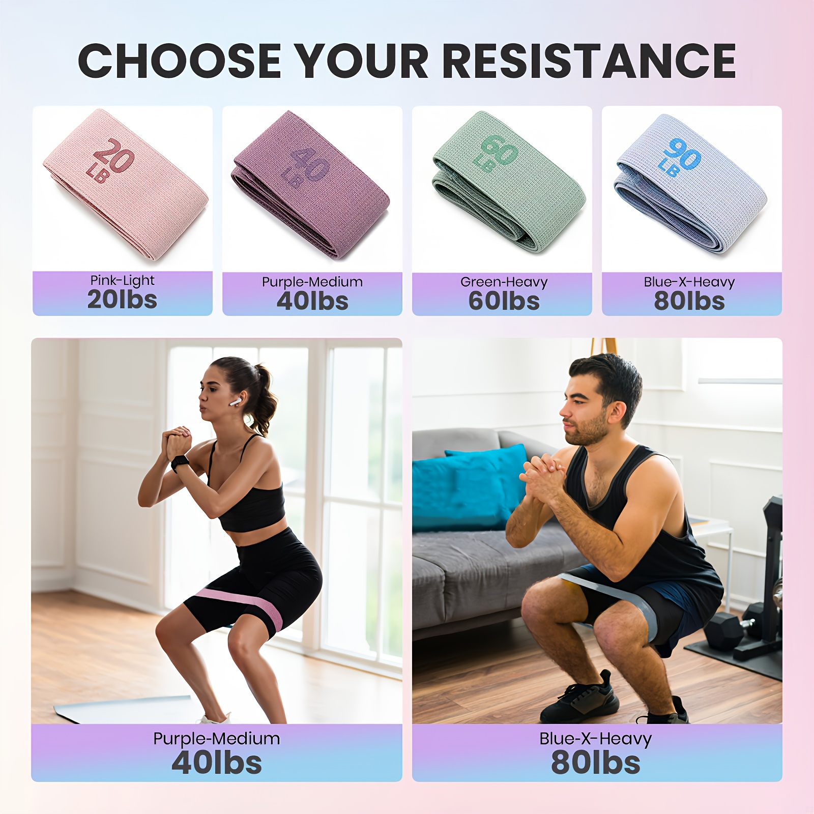 1Pc/4Pcs Fitness Resistance Ba - Pilates Yoga Room ulasan dan harga