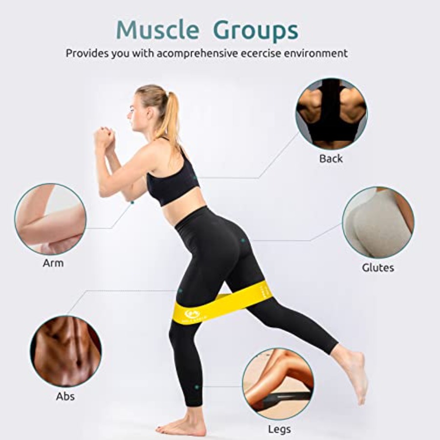 Exercise Resistance Bands for  - Pilates Yoga Difference ulasan dan harga