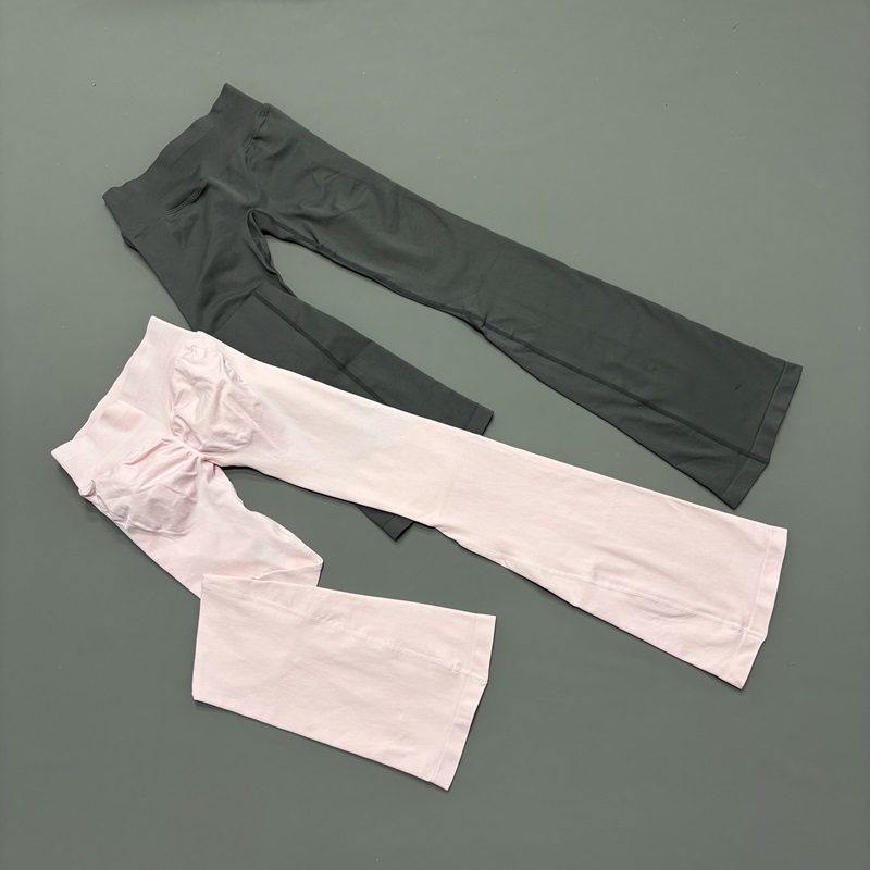 Gym Flared Leggings Seamless Q - Pilates In Yoga Pants ulasan dan harga