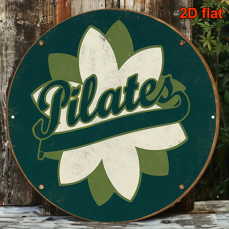 2D Flat, 20.32x20.32cm Round F - Pilates Yoga Room ulasan dan harga