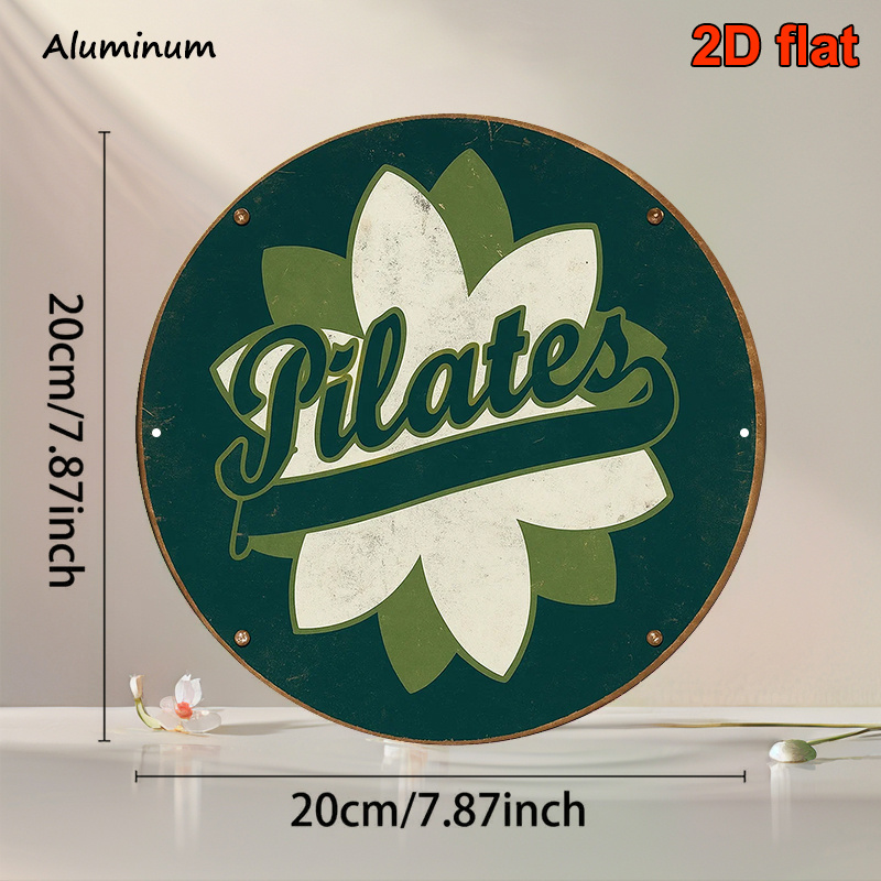 2D Flat, 20.32x20.32cm Round F - Pilates Yoga Room ulasan dan harga