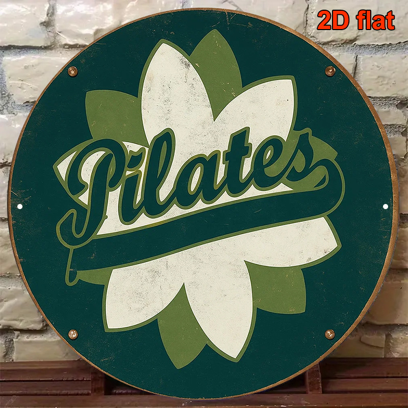 2D Flat, 20.32x20.32cm Round F - Pilates Yoga Room ulasan dan harga