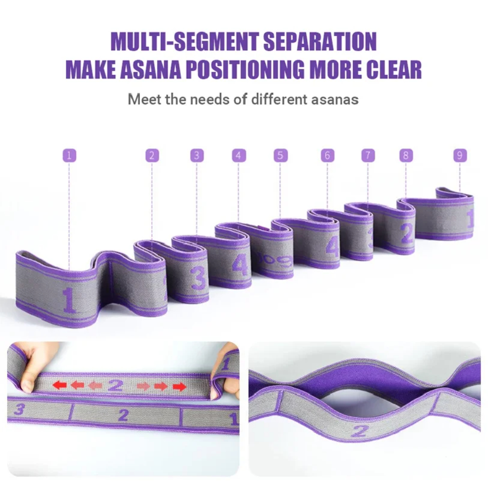 Multi-Section Elastic Yoga Res - Pilates Yoga Core ulasan dan harga