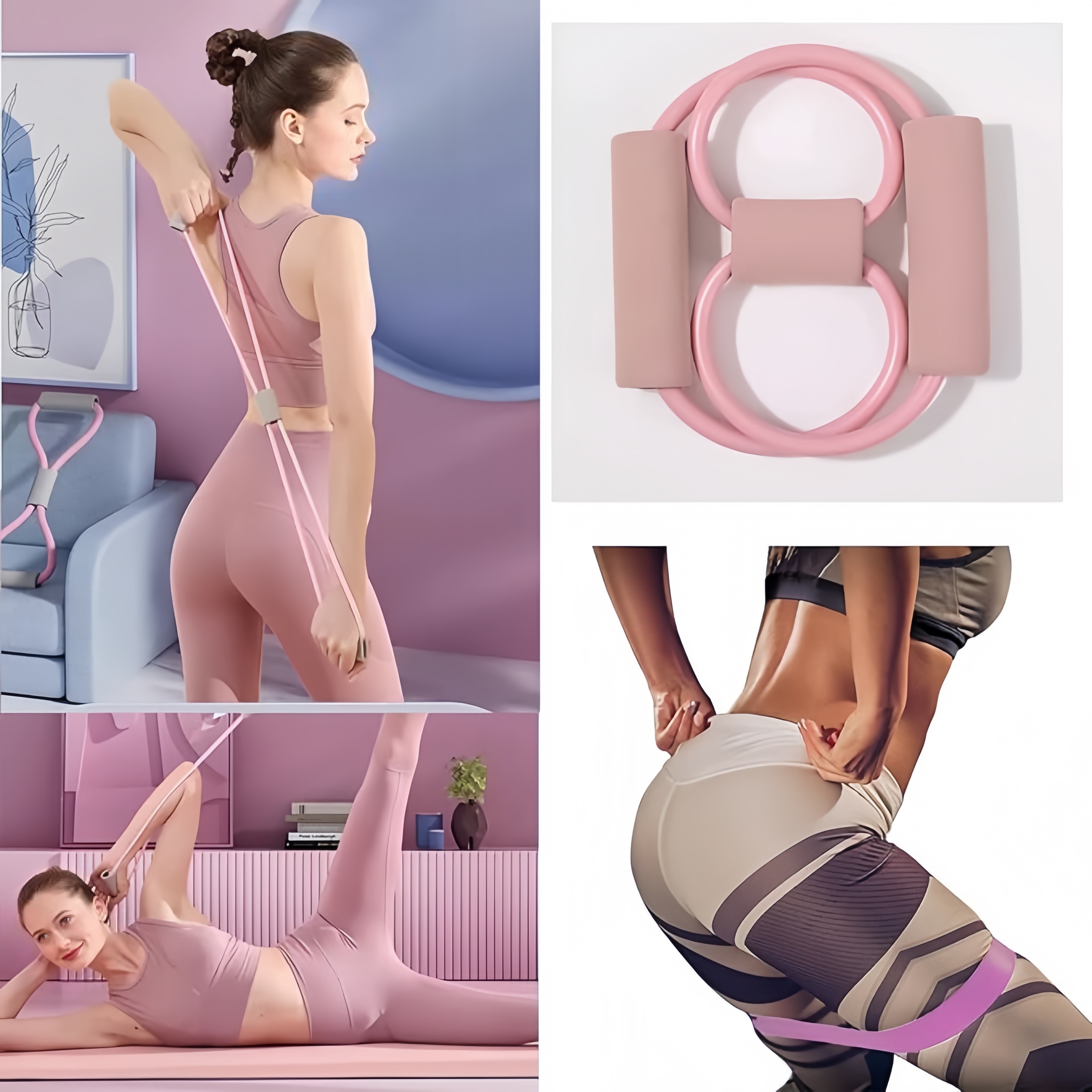 10-Piece Pilates Loops Yoga Ki - Pilates Yoga Core ulasan dan harga