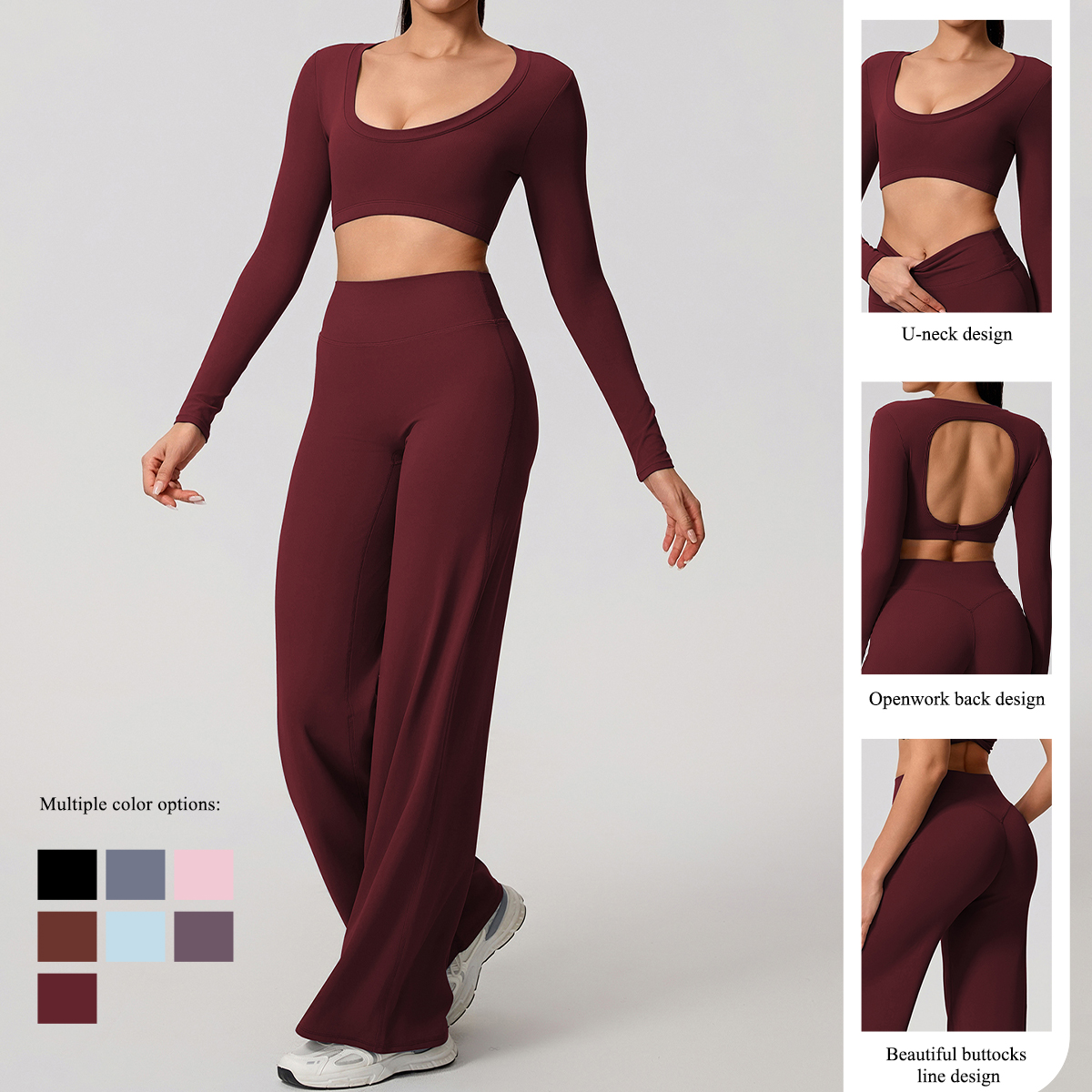 Hearuisavy Sports Set 2Pcs Wom - Pilates In Yoga Pants ulasan dan harga