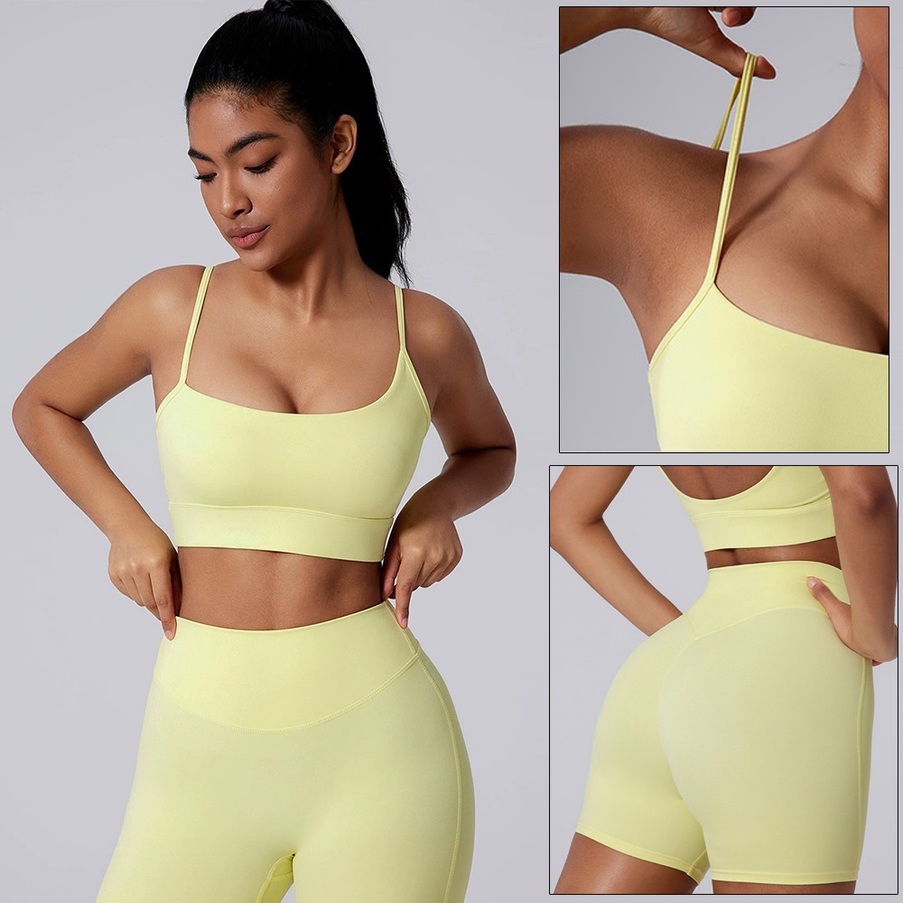 Cloud Hide Yellow Yoga Suit Gy - Pilates In Yoga Pants ulasan dan harga