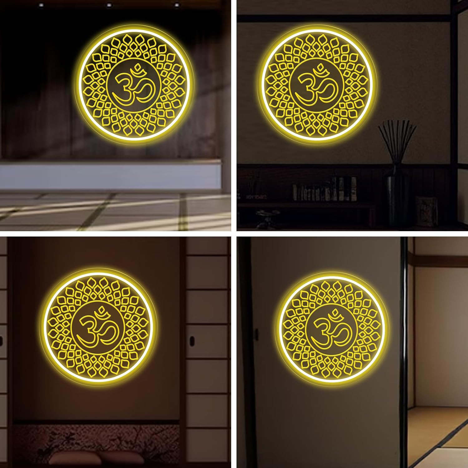 Om Buddha Neon Sign USB Powere - Pilates Yoga Gifts ulasan dan harga