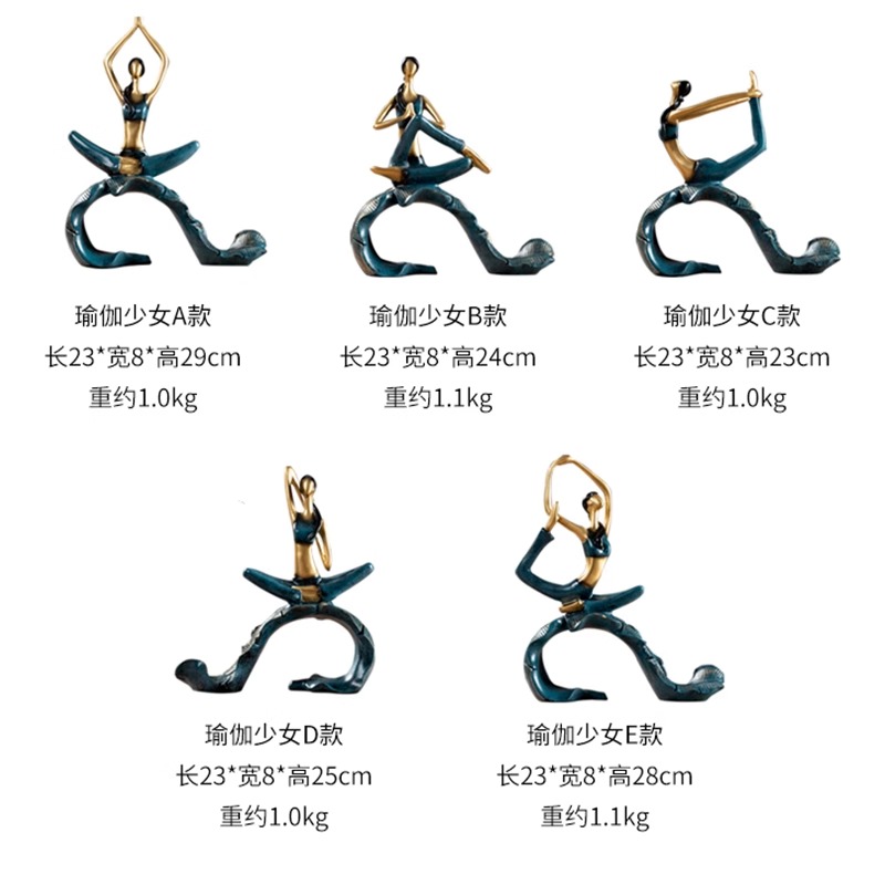 Fitness Sports Yoga Ornament C - Pilates Yoga Room ulasan dan harga
