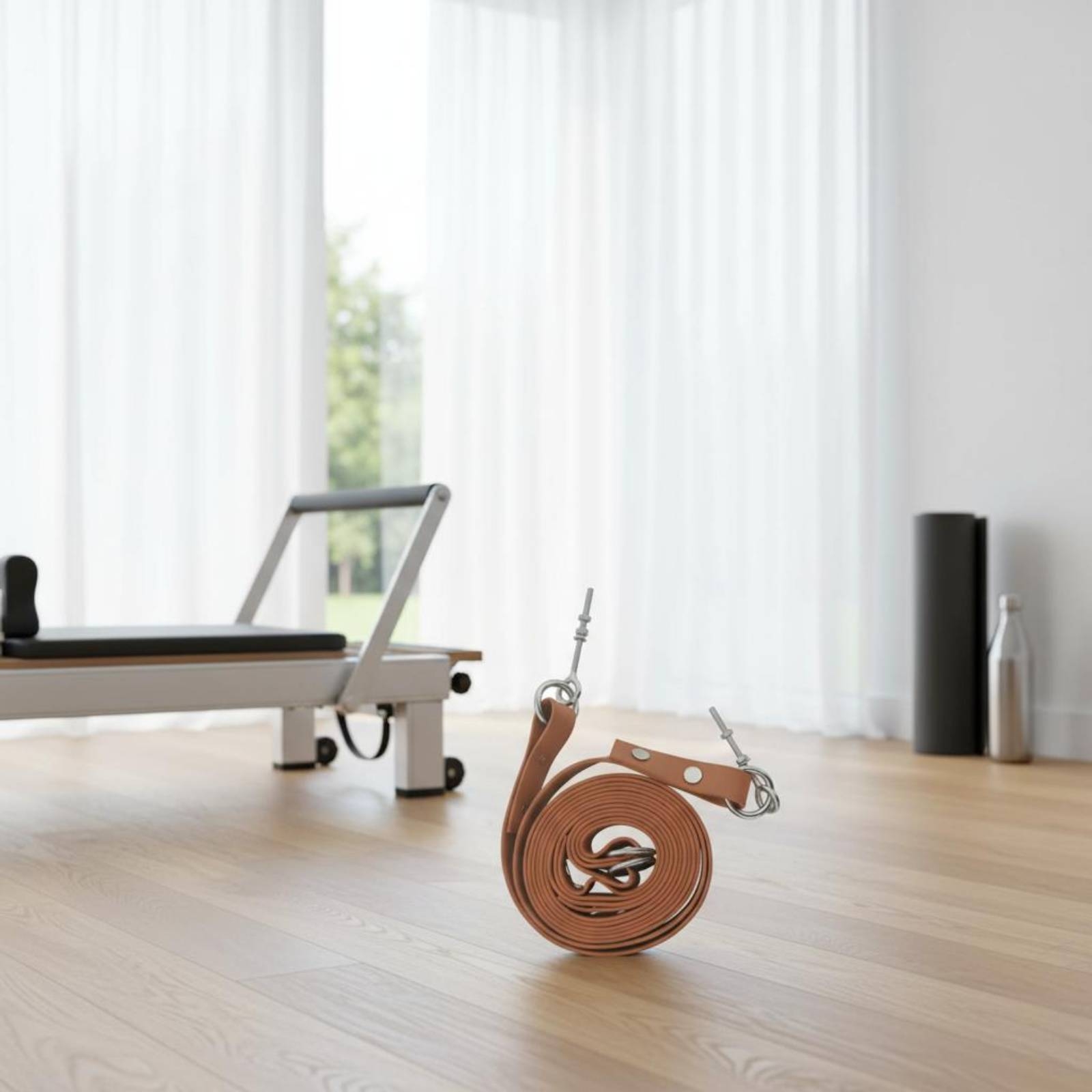 Reformer Double Loop Strap Com - Pilates & Yoga Unleashed International Academy ulasan dan harga
