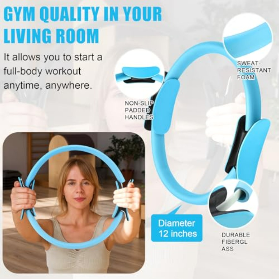 10 Pcs Pilates Ring Blocks Set - Pilates Yoga Gifts ulasan dan harga