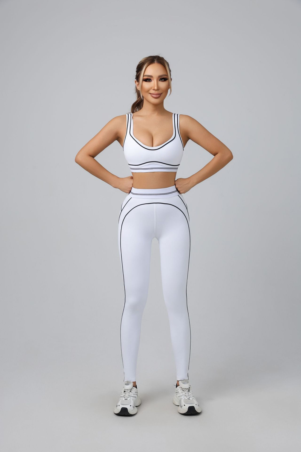 Yoga Suit Women Sport Set Pila - Pilates In Yoga Pants ulasan dan harga