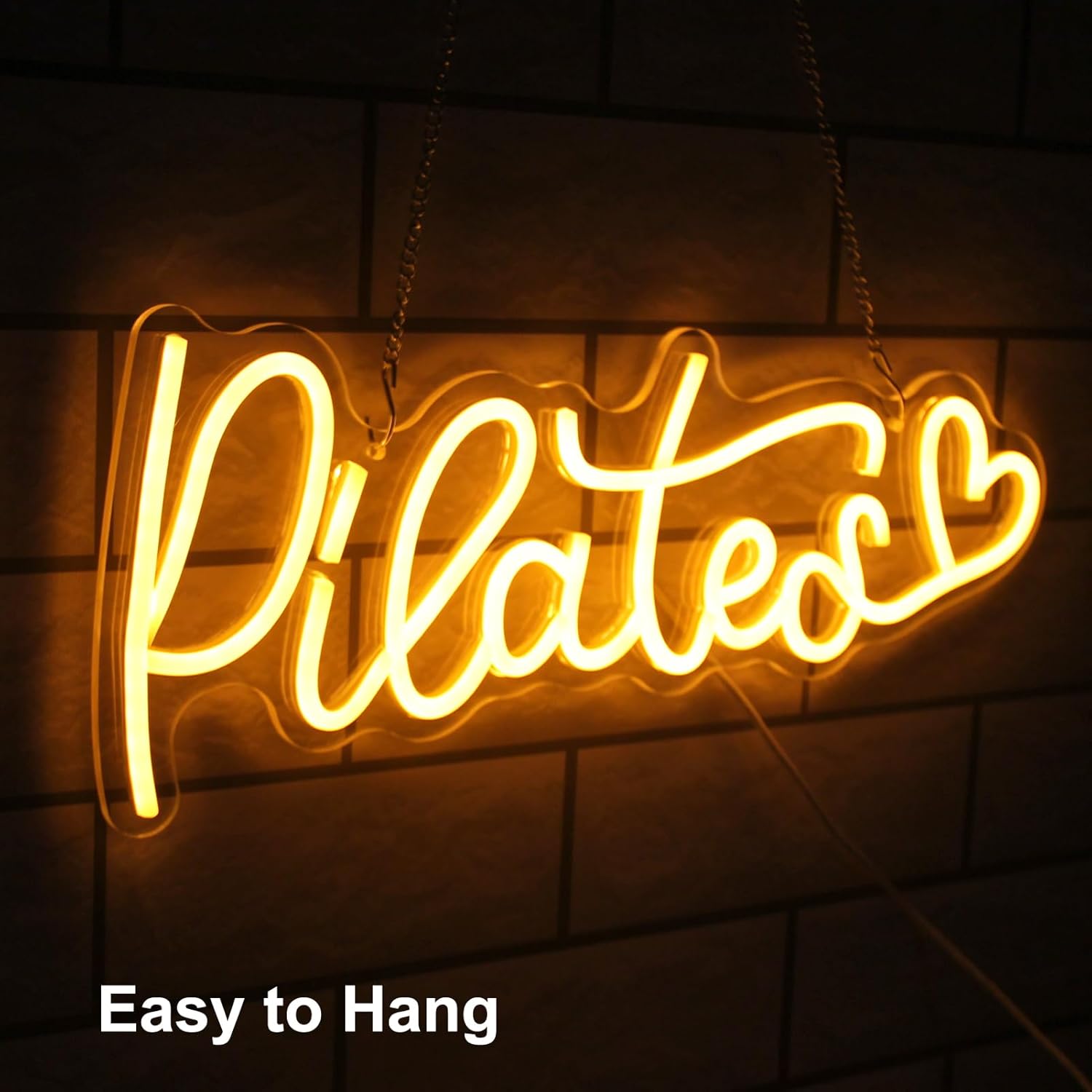 Pilates Neon Signs for Wall De - Pilates Yoga Room ulasan dan harga