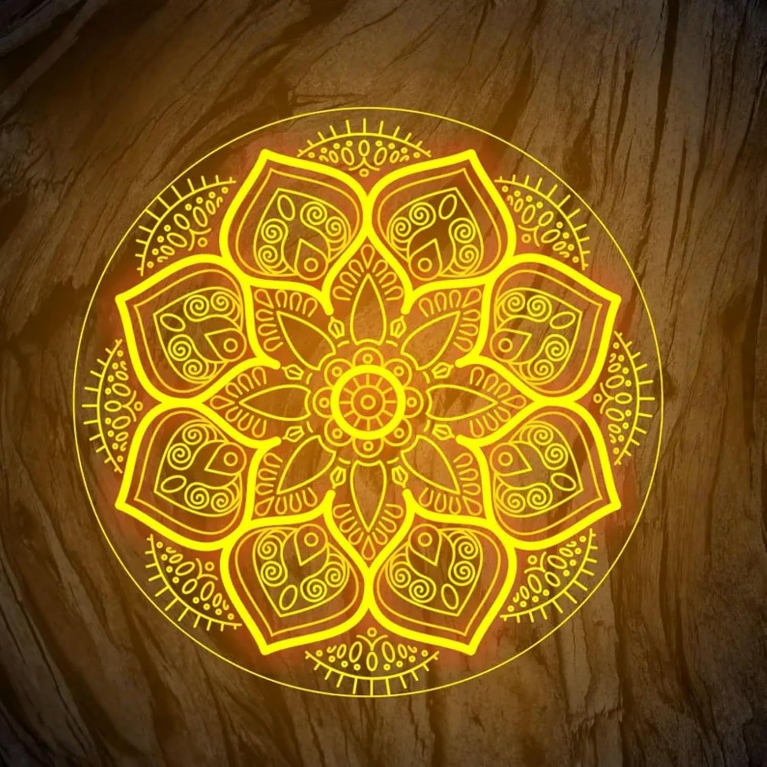 Mandala Neon Sign USB Powered  - Pilates Yoga Room ulasan dan harga