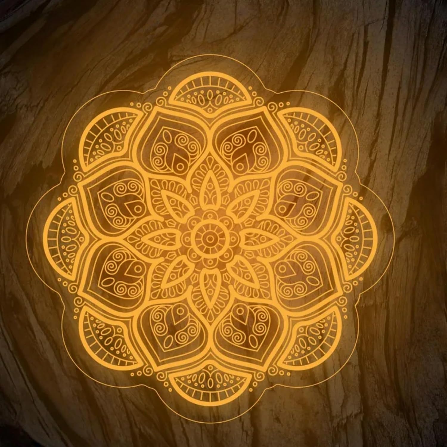 Mandala Neon Sign USB Powered  - Pilates Yoga Room ulasan dan harga