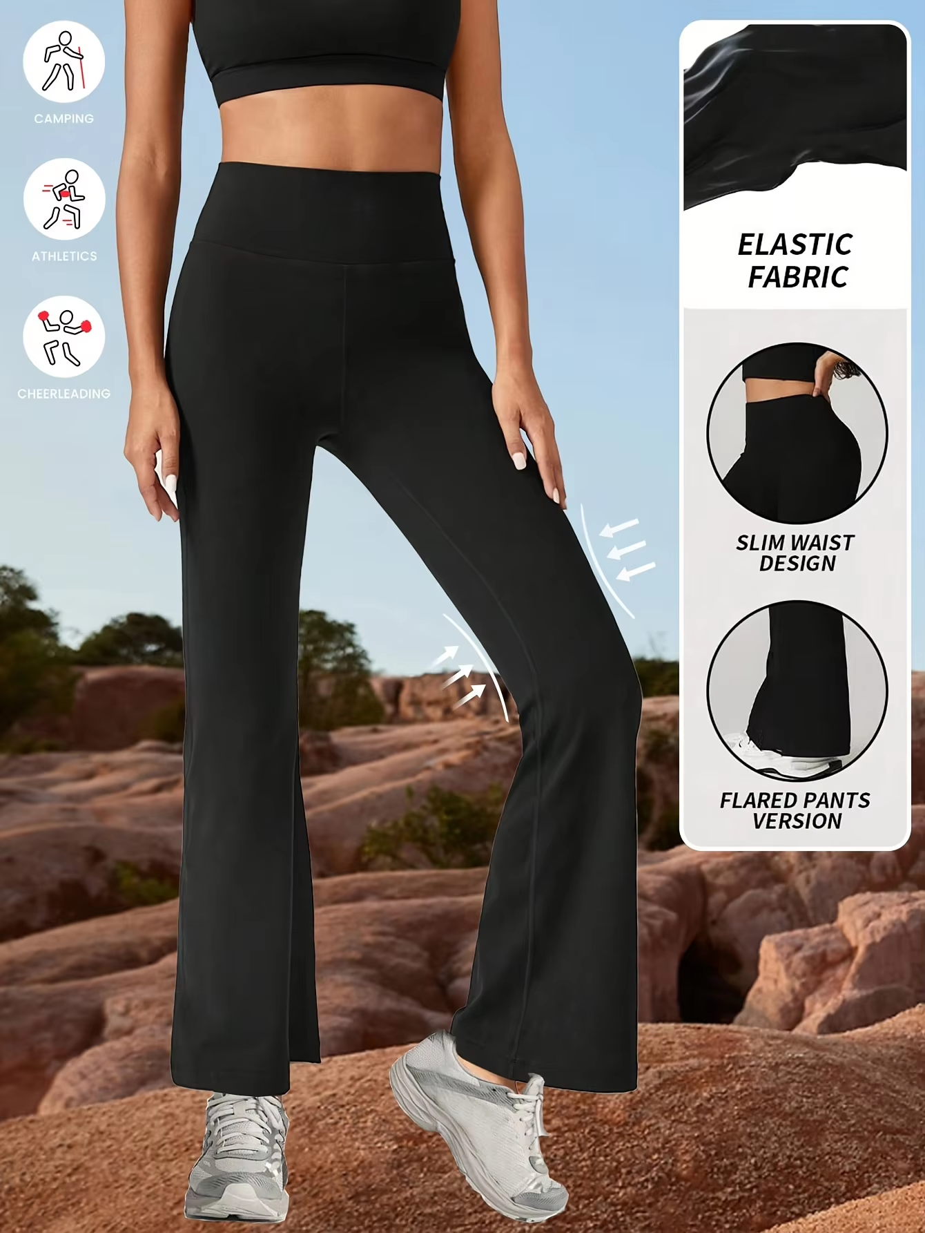 Womens Yoga Pants Flared Leggi - Pilates In Yoga Pants ulasan dan harga