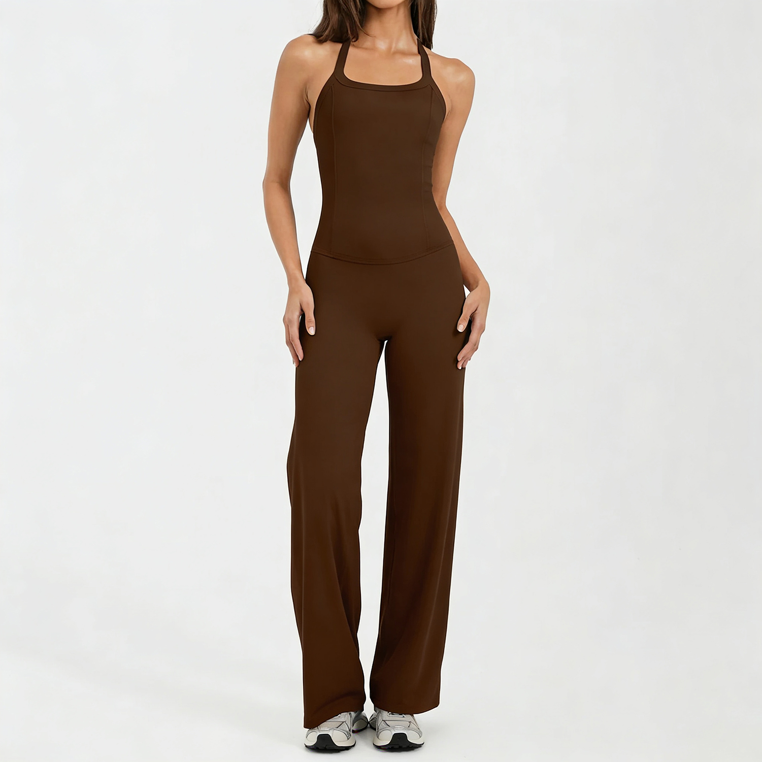 Halter Yoga Vest Shockproof GY - Pilates In Yoga Pants ulasan dan harga