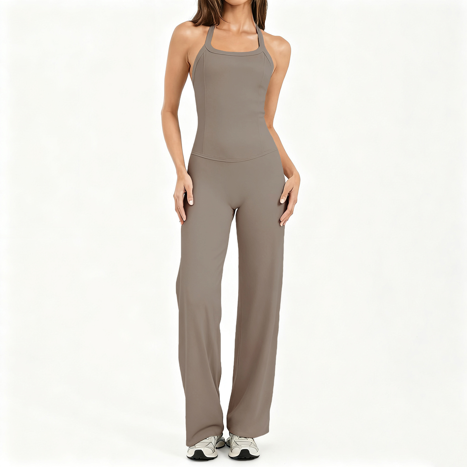 Halter Yoga Vest Shockproof GY - Pilates In Yoga Pants ulasan dan harga