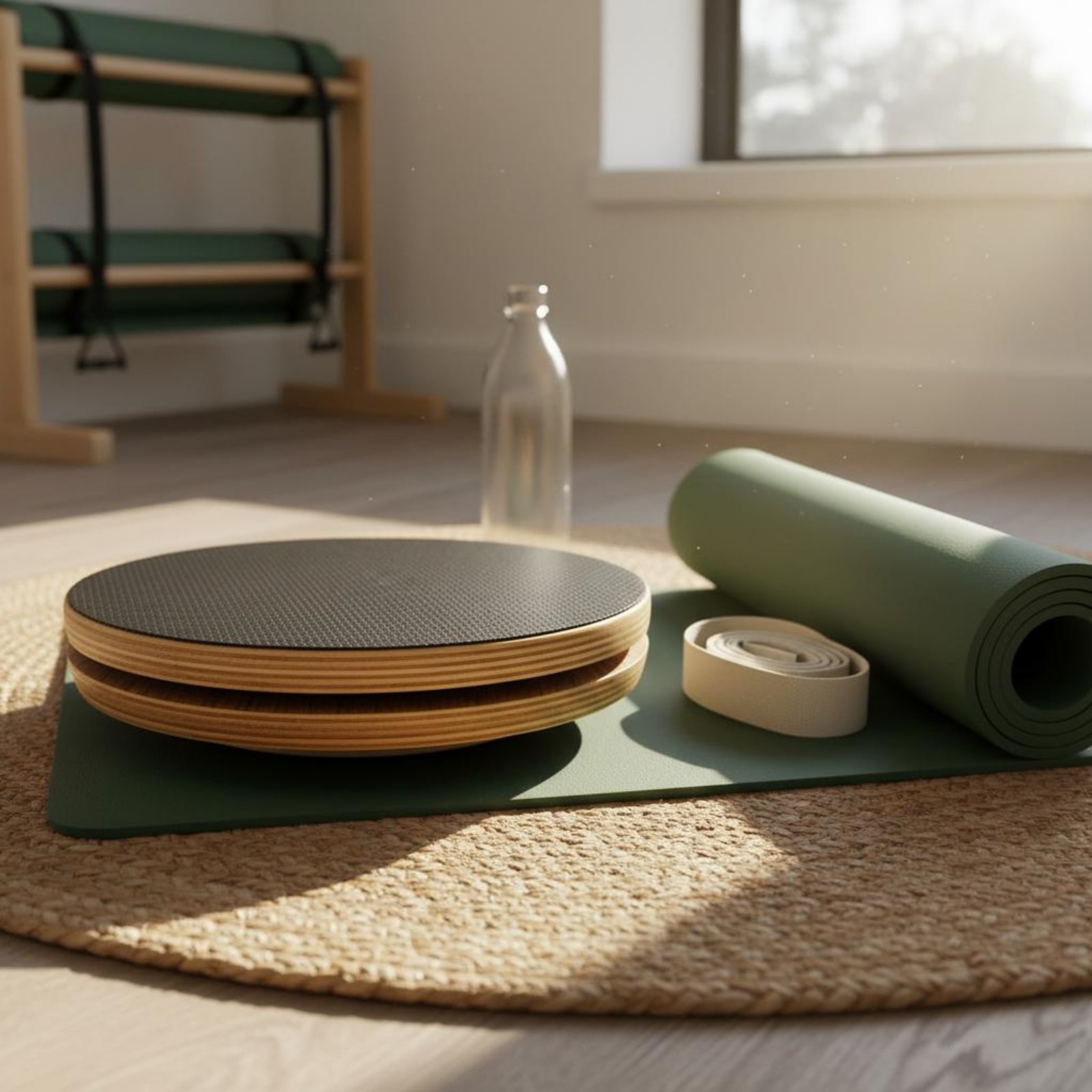 2 Pieces Wooden Pilates Disc S - Pilates & Yoga Unleashed International Academy ulasan dan harga