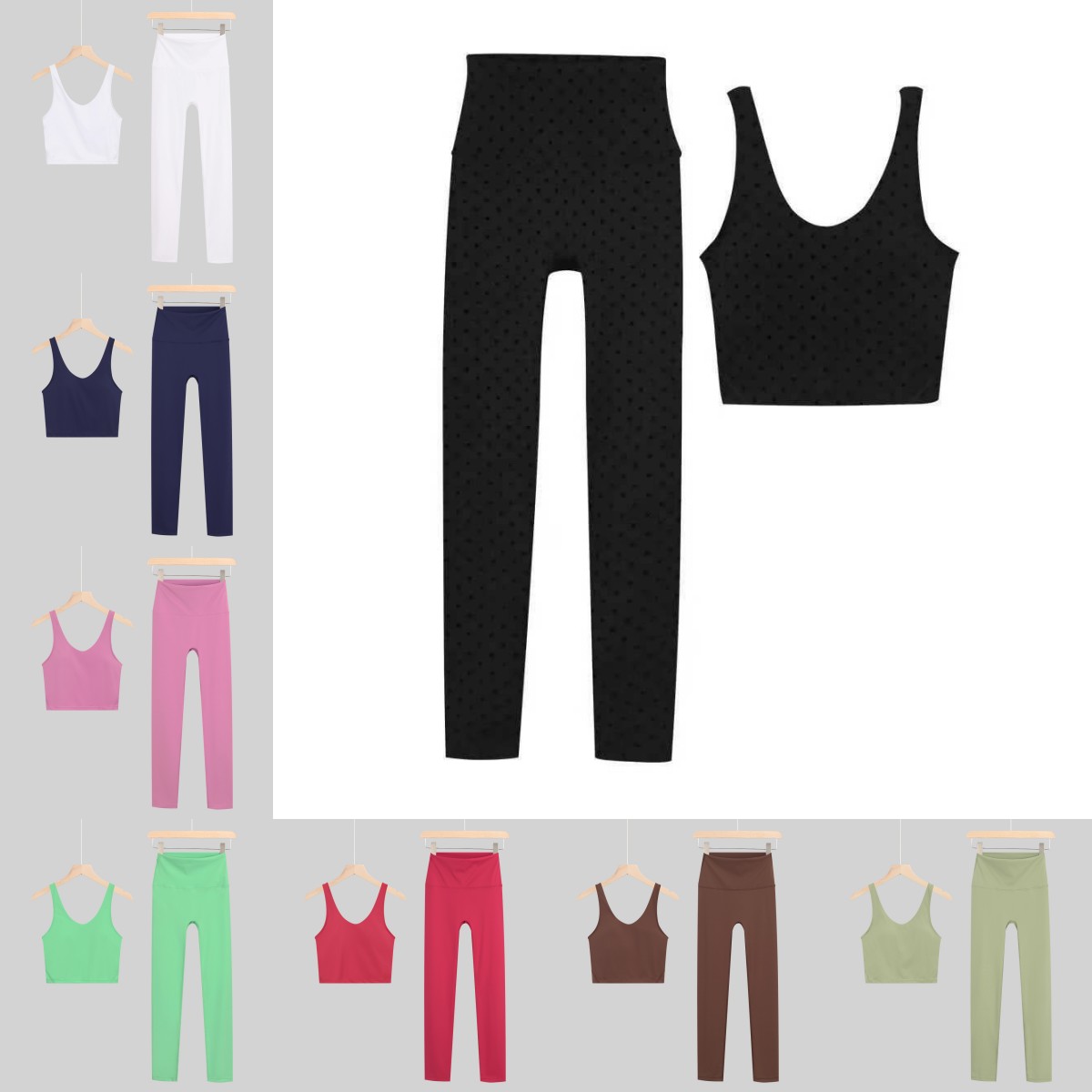 Designer Women Yoga Set U-shap - Pilates In Yoga Pants ulasan dan harga